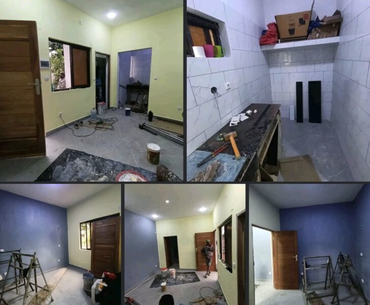 MODERNA MORADIA T1 NO BAIRRO DO HULENE, NUM CONDOMÍNIO ORGANIZADO.