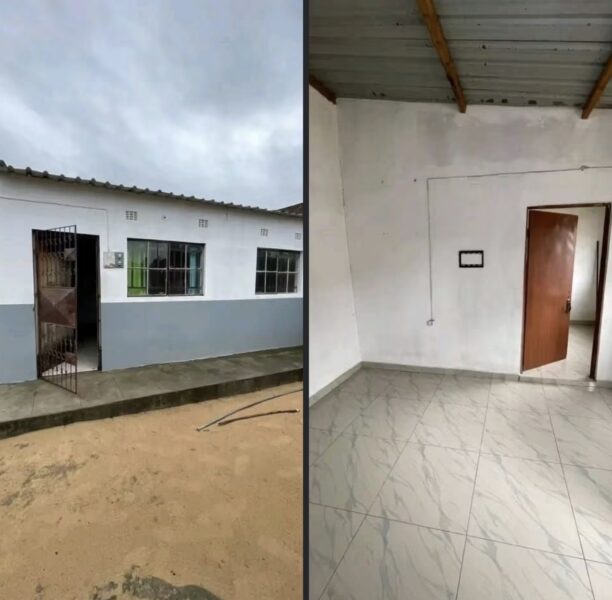 No zimpeto, Arrenda-se tipo 1 nas aproximidades da escola secundária Quisse Mavota **